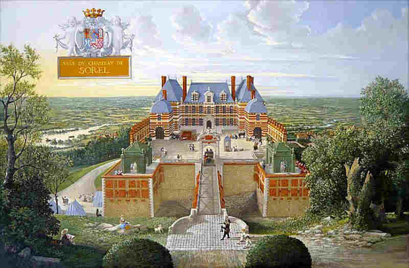 Ch&acirc;teau de Sorel au 17e si&egrave;cle