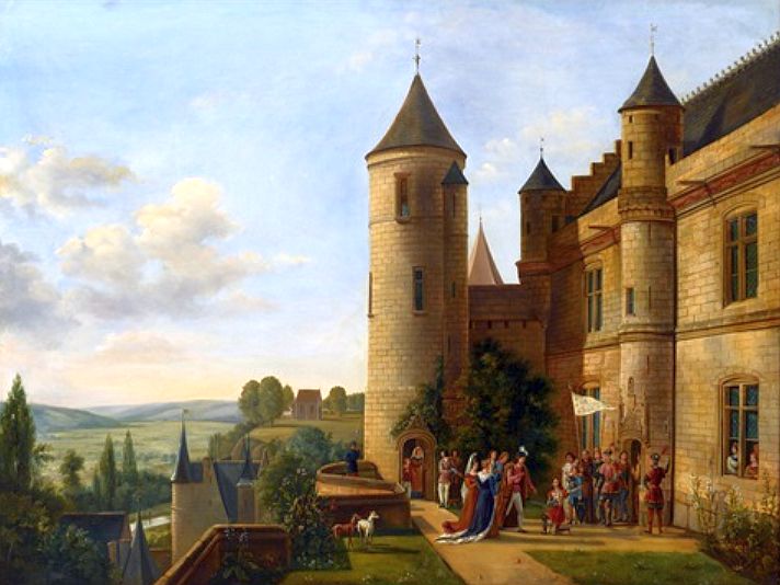 Jeanne d'Arc &agrave; Loches par Millin 