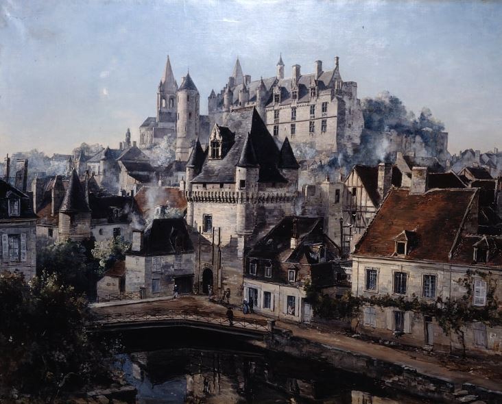 Chateau de Loches par  Emmanuel Lansyer