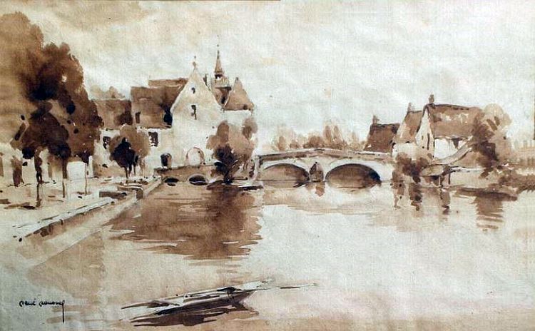 Issoudun, pont St-Paterne Ren&eacute; Roussel