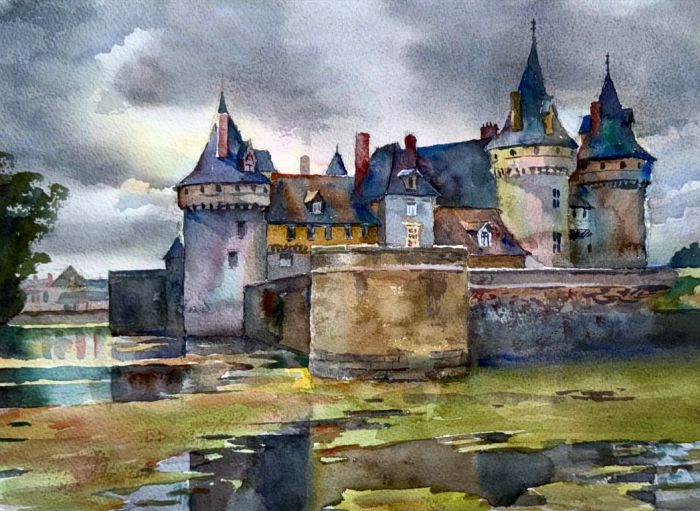 Sully-s-Loire by Wyatt Waters