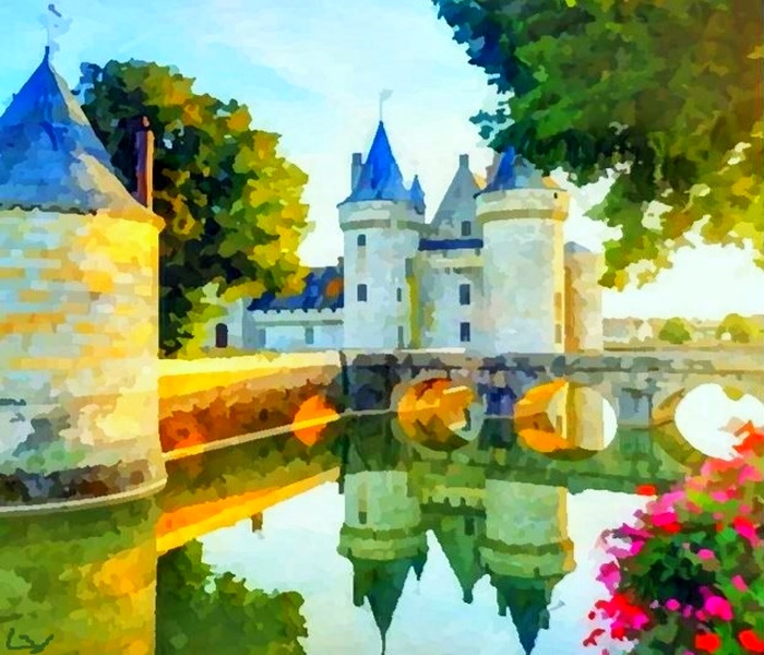 Chateau de Sully-sur-Loire par Laura Voolu