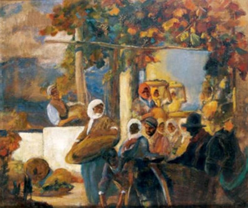 Vendanges corses par L&eacute;on Charles Canniccioni