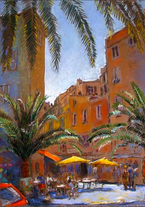 Ajaccio, coin de rue par Bernard Collet