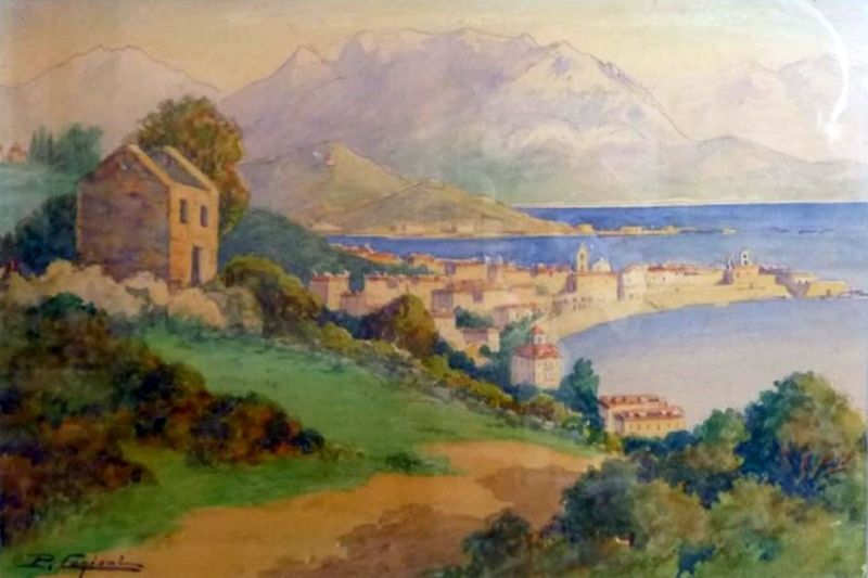 Ajaccio depuis le Bois des Anglais par Paul Corizzi