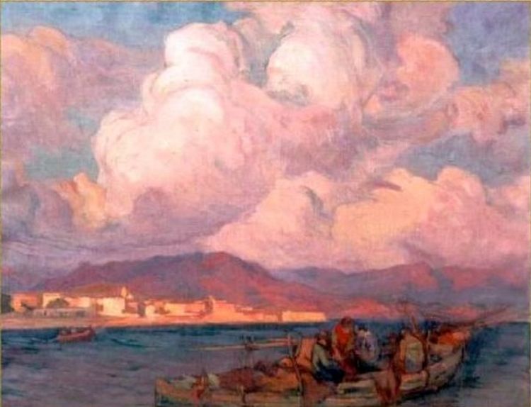 Pecheurs baie d'Ajaccio par Fran&ccedil;ois Corbellini