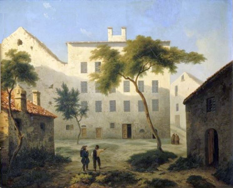 Maison natale de Napol&eacute;on &agrave; Ajaccio par L&eacute;onard Dalig&eacute; de FOntenay