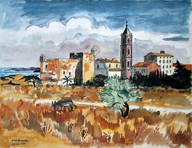 Le fort d'Al&eacute;ria par Yves Brayer