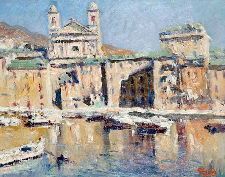 Bastia, le vieux port par Albert Gillio