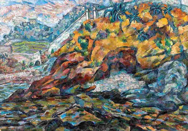 Paysage de Bastia par Vladimir Baranoff Rossin&eacute;