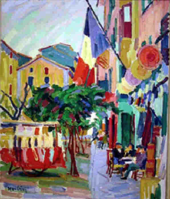 PLace &agrave; Bastia par Auguste Herbin