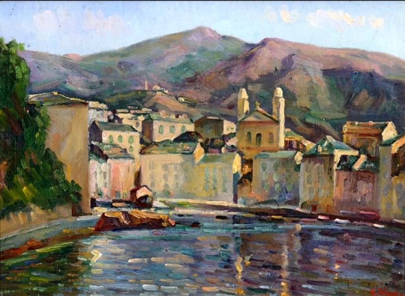 Vieux port de Bastia par Hector Filippi
