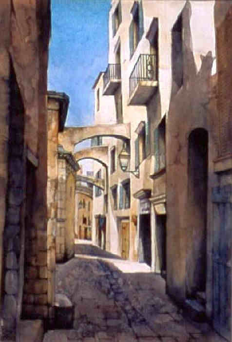 Bonifacio Corsica by Helen Lush