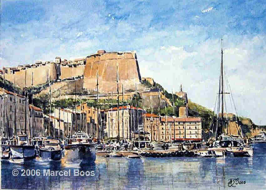Port de Bonifacio par Marcel Boos