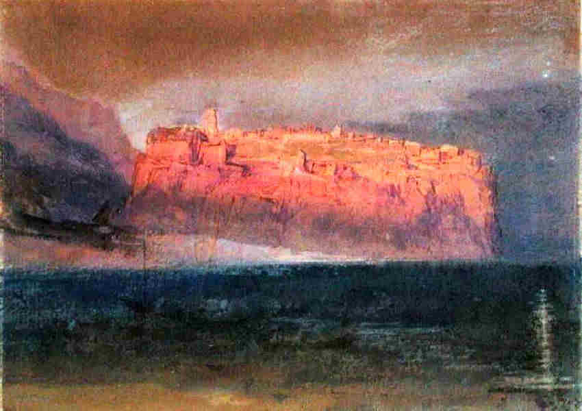 Vue de Bonifacio William Turner