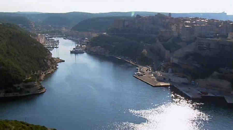 Calanque du port de Bonifacio