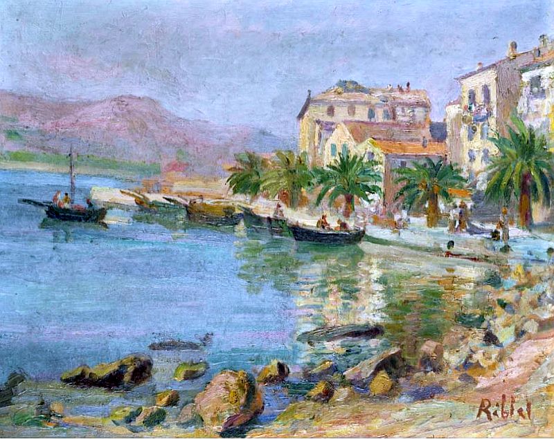 Port de Calvi par Fernand Riblet