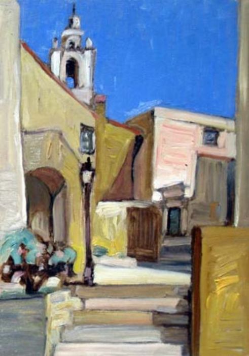 Ruelle au clocher, Calvi par Yves Calmejane