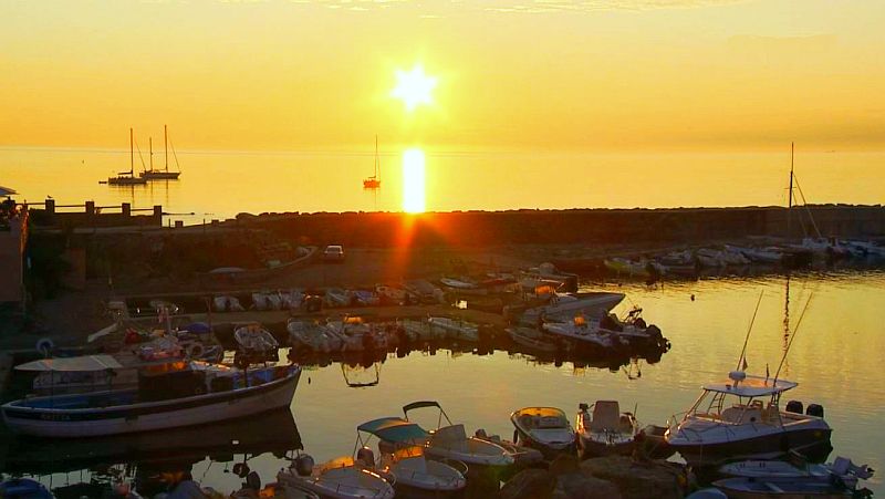 Coucher de soleil sur Canturi