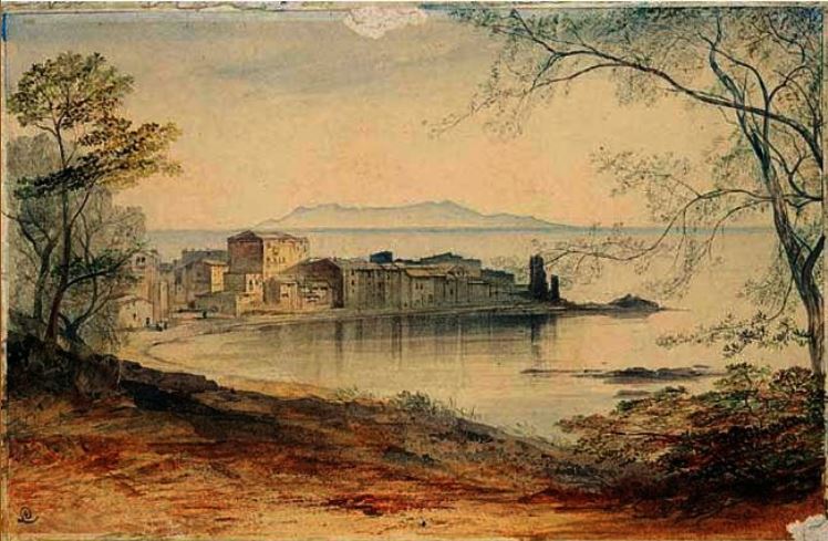 Port d'Erbalunga, cap Corse par Heinti Epstein  by Edward Lear