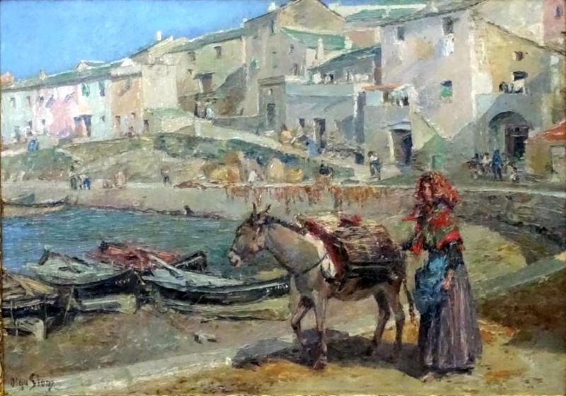Marine au Cap Corse par Omga Slomszynska dit Slom