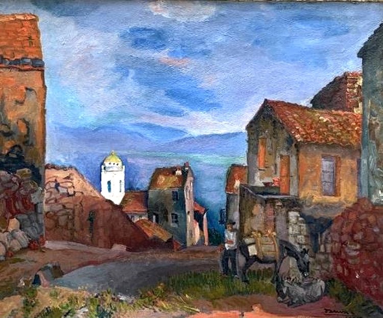 Rue &agrave; Carg&egrave;s par Pierre Daura