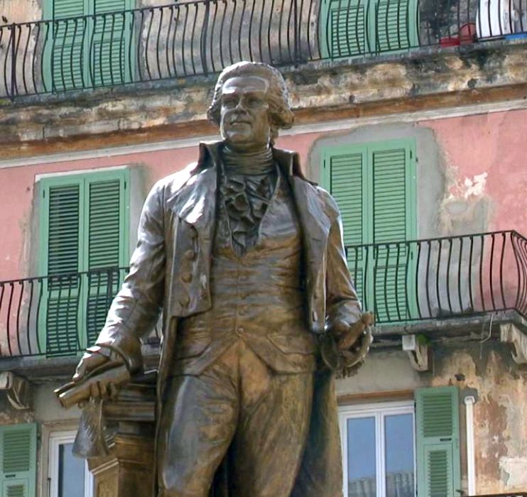 Statue de Pasquale Paoli &agrave; Cort&eacute;