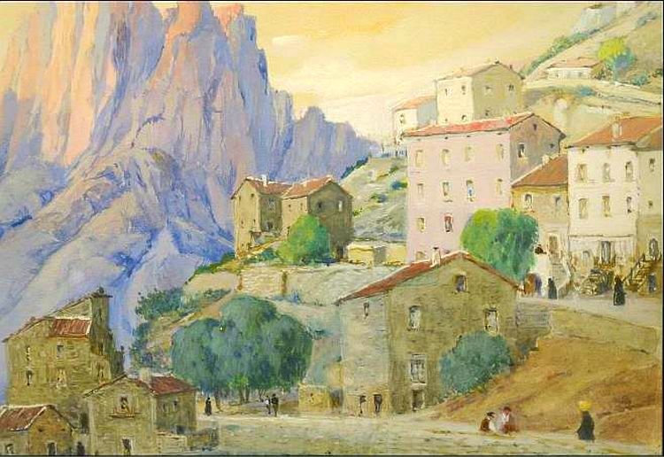 Vue de Cort&eacute; par Georges Belnet