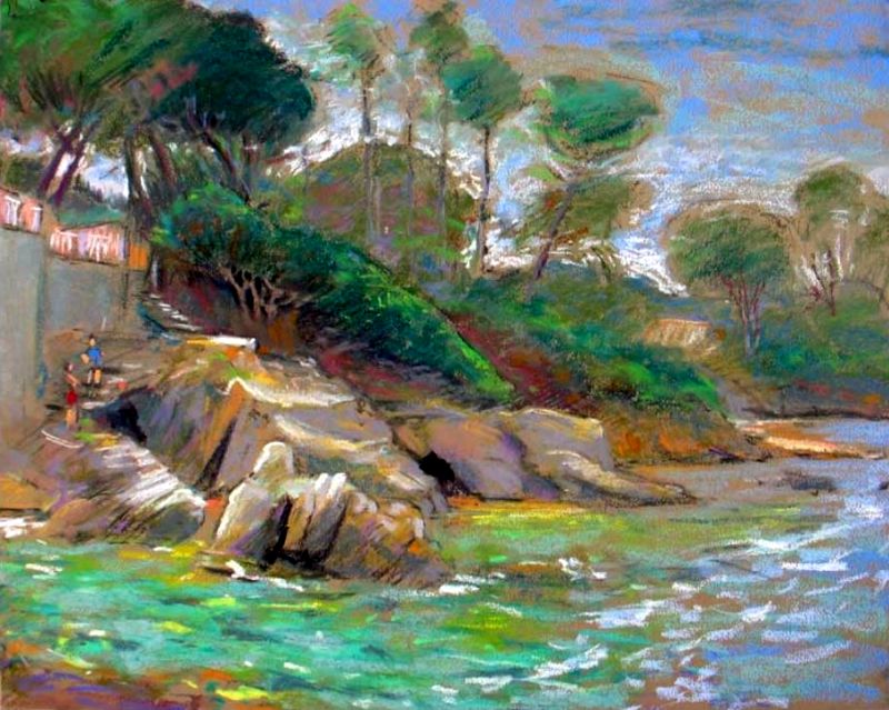 Crique de Porticcio par Bernard Marie Collet