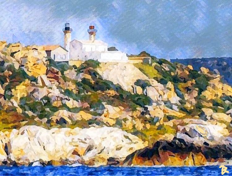 Capu Senetosa et son phare par Dan Kopel