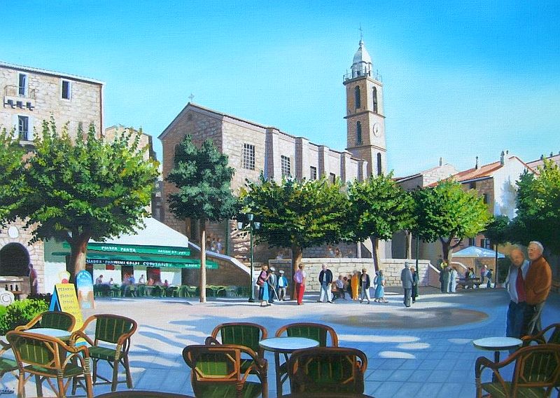 PLace &agrave; Sart&egrave;ne par  Paul Fran&ccedil;ois Gr&eacute;ani