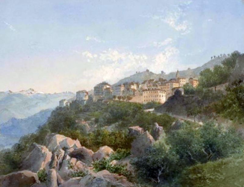 Sart&egrave;ne, alta Rocca  par Charles van e Velde