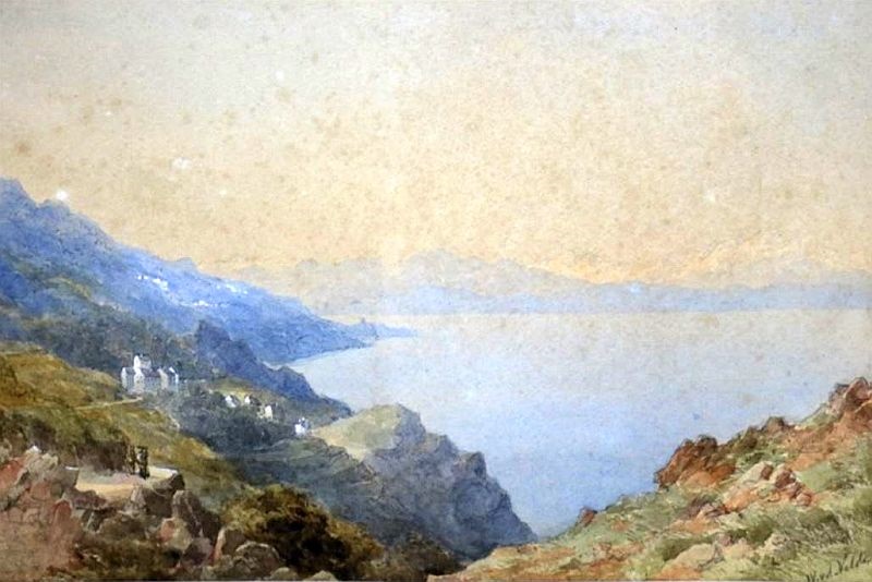 Vue du  golfe de Saint-Florent par  Charles van de Velde