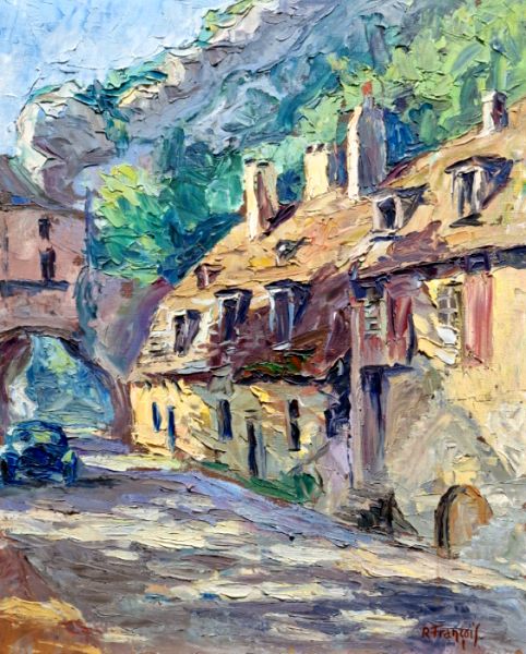 Porte taill&eacute;e de Besan&ccedil;on par Robert Fran&ccedil;ois