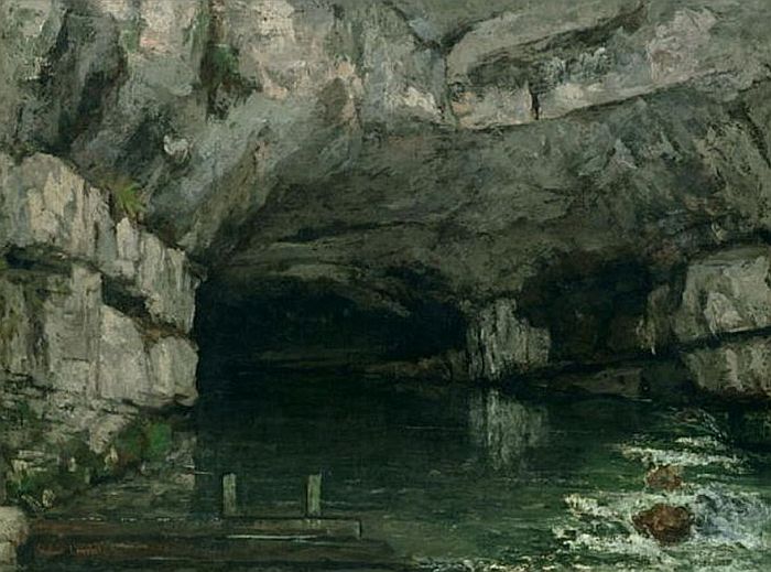 Grotte de la Loue par Gustave Courbet