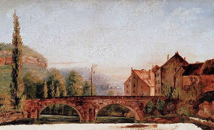 Ornans pa Gustave Courbet