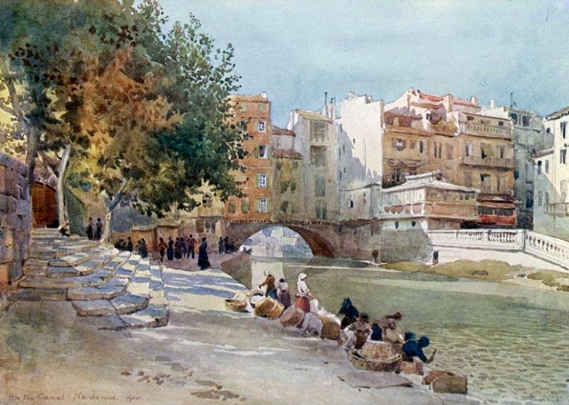 Narbonne, lavandi&egrave;res Narbonne by Mary Evans