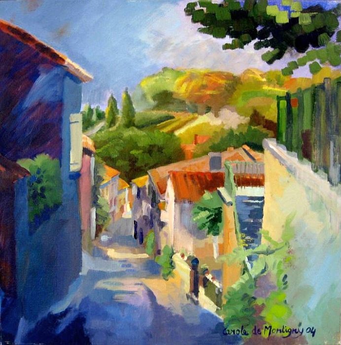 Rue de Fanjeaux par Carole de Montigny