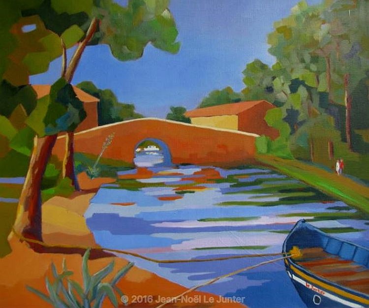 Canal du Midi au Somail par Jean-Noel Le Junter