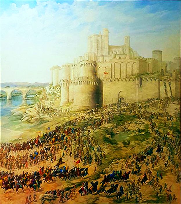 Si&egrave;ge de B&eacute;ziers par Herv&eacute; Olivier