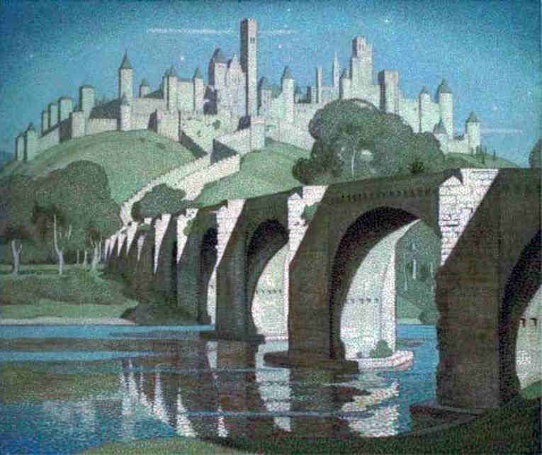 Carcassonne  by Claude Francis Barry