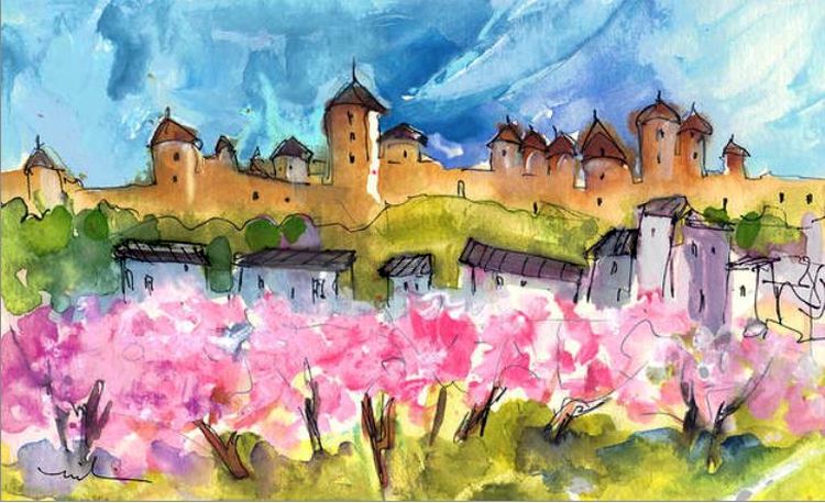 memory of Carcassonne, by Miki de Goodaboom