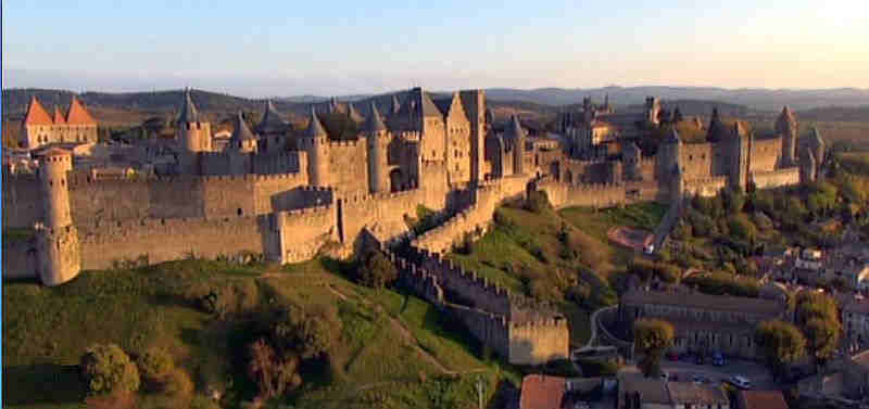 La cit&eacute; haute de Carcassonne