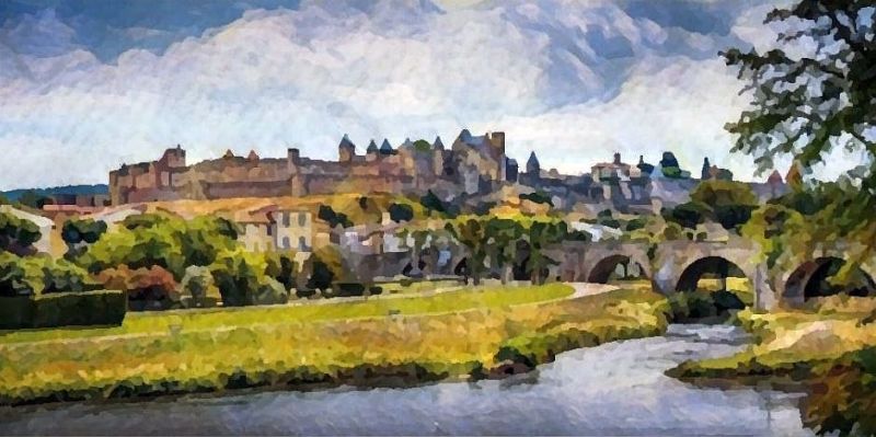 Vue de Carcassonne par Dan Kopel