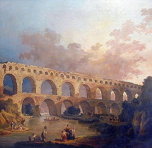Pont du Gard par Hubert Robert