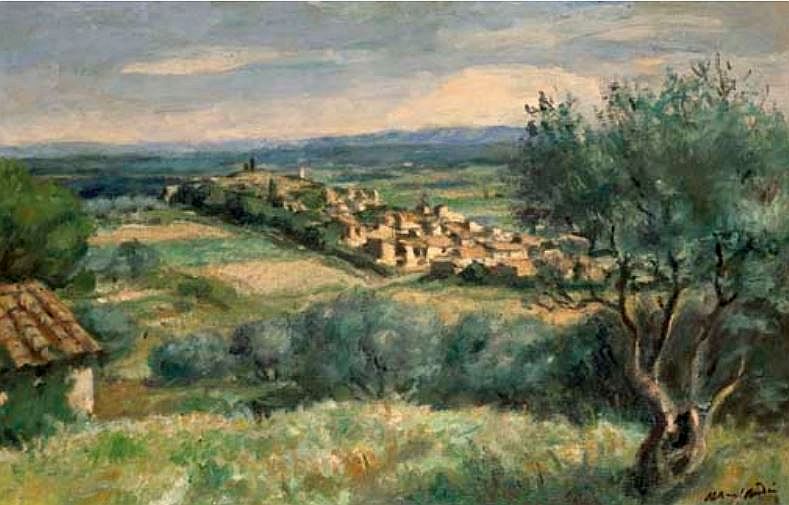 Village de Laudun par Albert Andr&eacute;