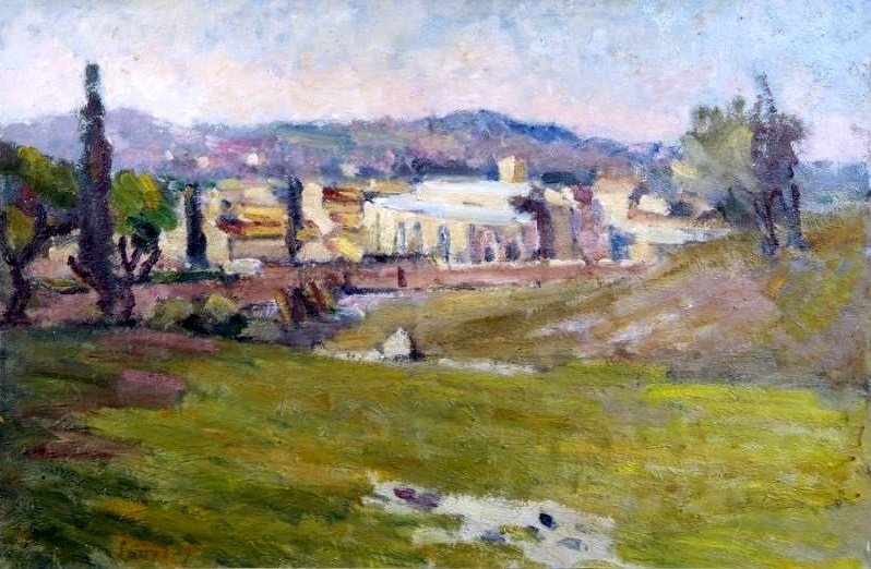 Abbaye &agrave; Villeneuve les Avignon par  Abel Lauvray
