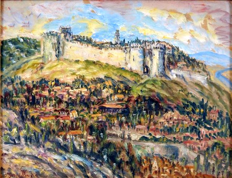 Ch&acirc;teau de Villeneuve les Avignon par  Berthe Sourdillon
