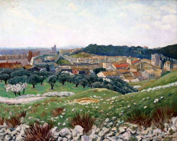 Oliviers &agrave; Villeneuve les Avignon par  Albert Horel