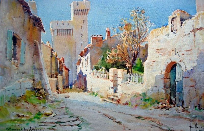 Villeneuve les Avignon par  Emile Appay